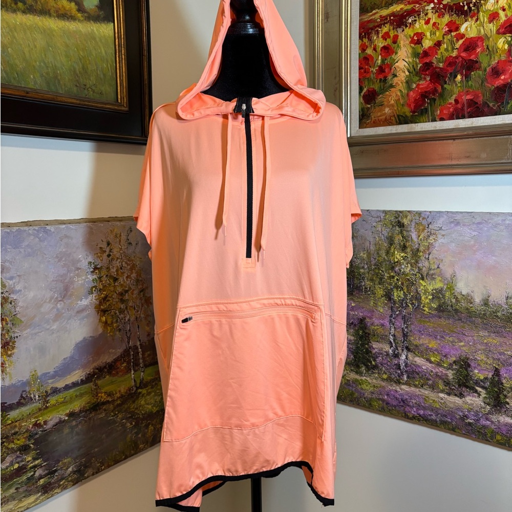 Livi Active Orange Oversized Hoodie